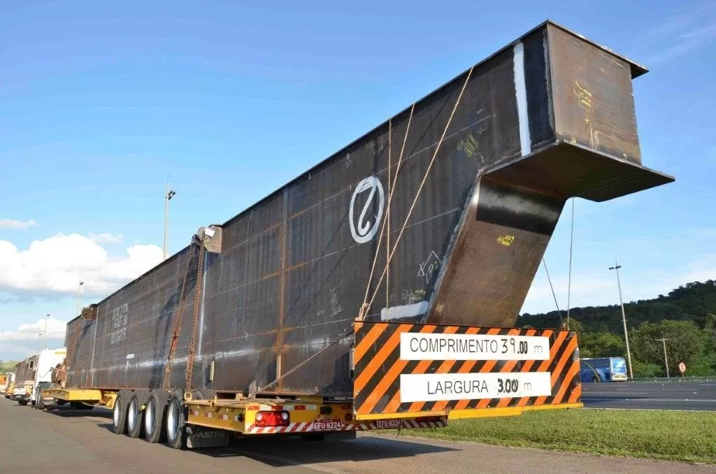 Carga indivisível de grande porte